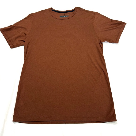 rag & bone Other - Rag & Bone Men's Earthy Brown Short Sleeve Tee NWT Minimalist Size M